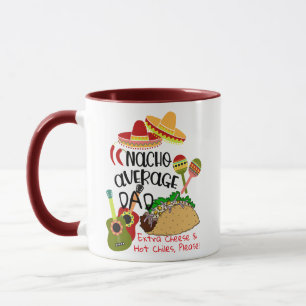 Caneca Nacho Média de Mug PAI - Queijo Extra e Queijos Qu