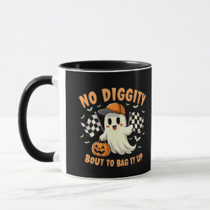 Caneca Nada de Diggutis para emboscar o fantasma do Hallo