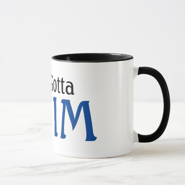 Caneca Nadador Só Precisa Nadar (Direita)