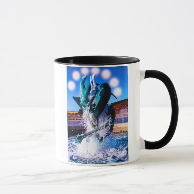 Caneca Nadar com golfinhos (Direita)