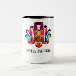 Caneca Naga Raksha (diabo do Sri Lanka / yaka) design