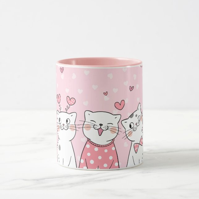 Caneca Namorados Cats Mug (Centro)