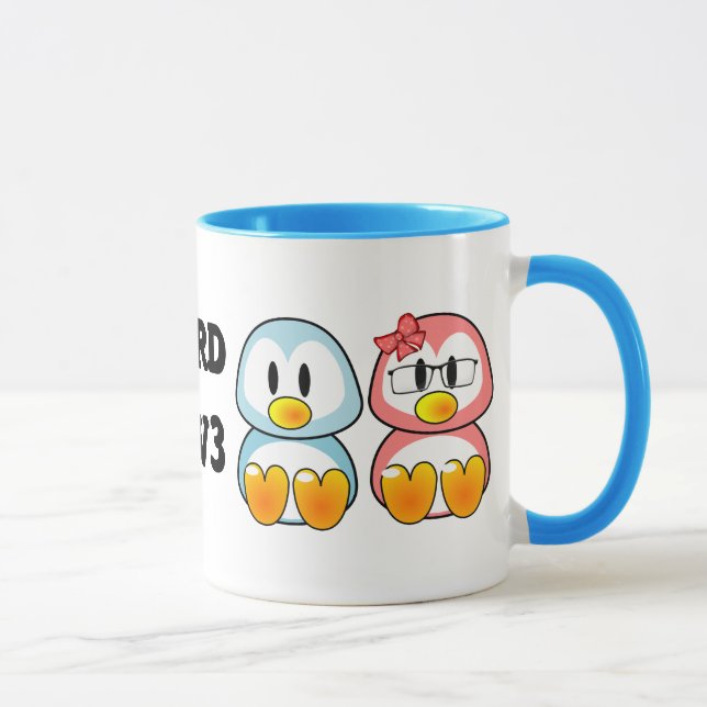 Caneca Namorados do nerd: O geek Leet do computador fala (Direita)
