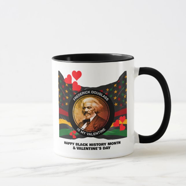 Caneca Namorados FREDERICK DOUGLASS de História Negra (Direita)