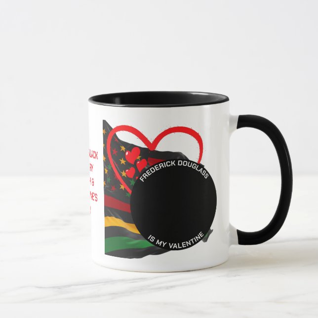 Caneca Namorados FREDERICK DOUGLASS de História Negra (Direita)