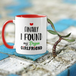Caneca Namorados Namorada de Vegan-Cute