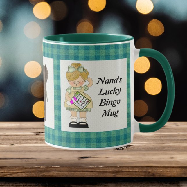 Caneca Nana's Lucky Bingo Mug (Criador carregado)