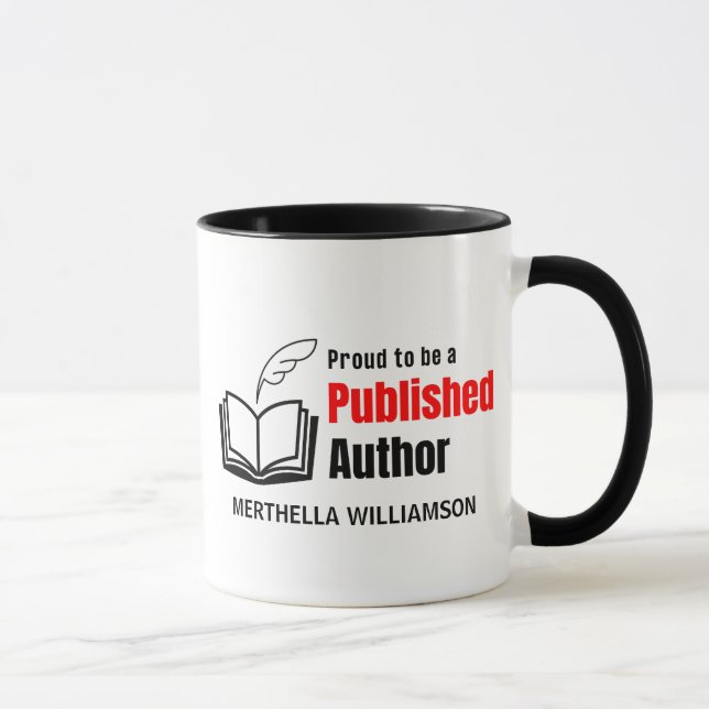 Caneca NaNoWriMo AUTHOR Writer PUBLICADO (Direita)