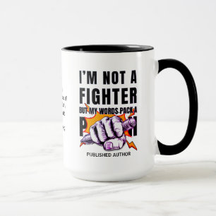 Caneca NaNoWriMo WRITER NÃO É UM Autor FIGHTER
