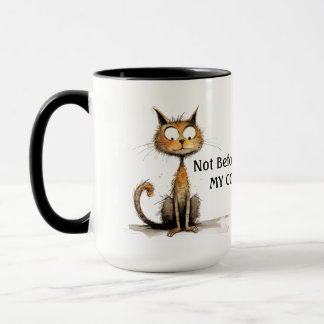 Caneca Não Antes Do Meu Gato De Café