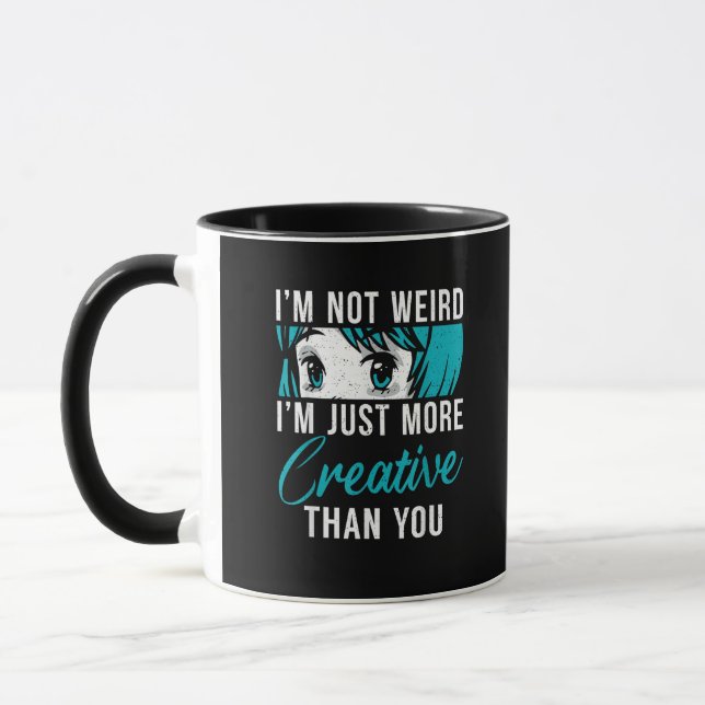 Caneca Não é Estranho, Somente Mais Criativo Amante de An (Esquerda)