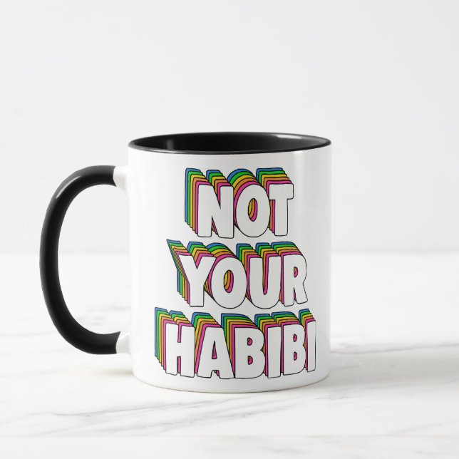 Caneca Não é o seu Habibi (Esquerda)