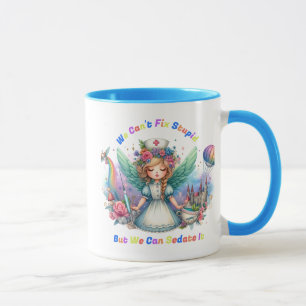 Caneca Não é Possível Corrigir Estúpidos: Enfermeira Enca