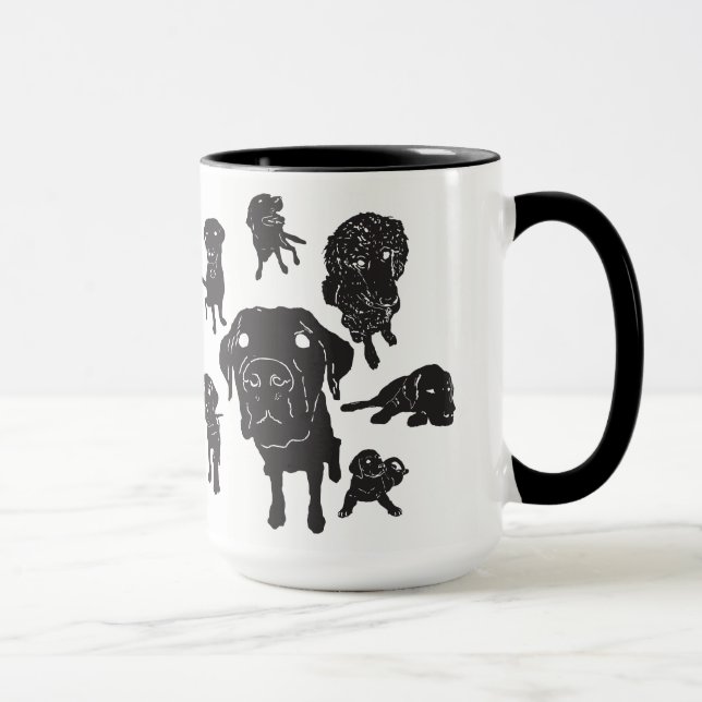 Caneca "Não é sobre a doação acima. É sobre a doação. " (Direita)