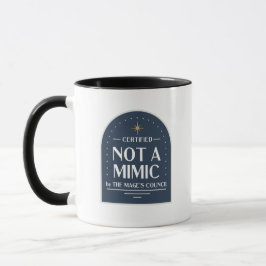 Caneca Não é um mimetizante D&D Mug