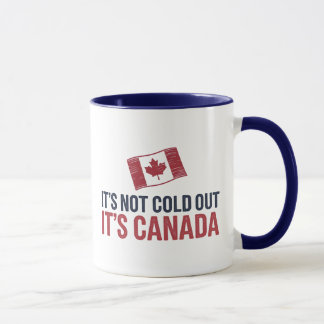 Caneca Não está frio é Canadá