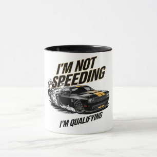 Caneca Não estou acelerando, estou qualificando Design de