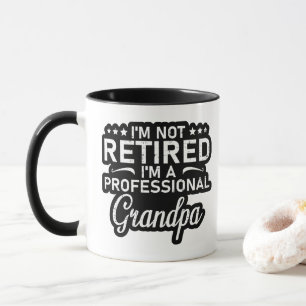 Caneca Não Estou Aposentado Sou Um Avô Profissional Prese