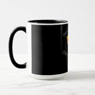 Caneca Não estou gritando, estou projetando máscaras de a