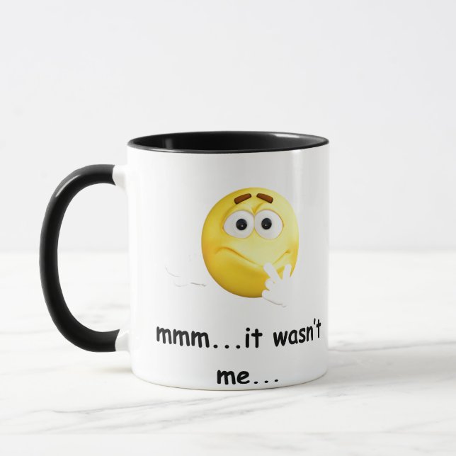 Caneca Não fui eu, caneca. (Esquerda)