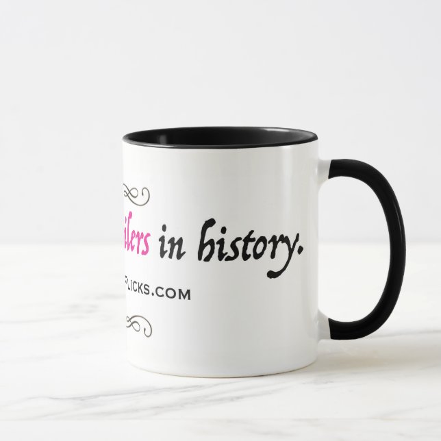 Caneca Não há nenhuma desmancha prazeres na história - (Direita)