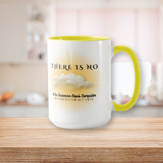 Caneca Não Há Nuvem, O Seu Data Safe Mug