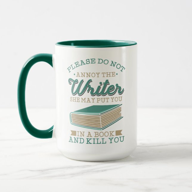 Caneca Não Incomode O Autor Gag (Esquerda)