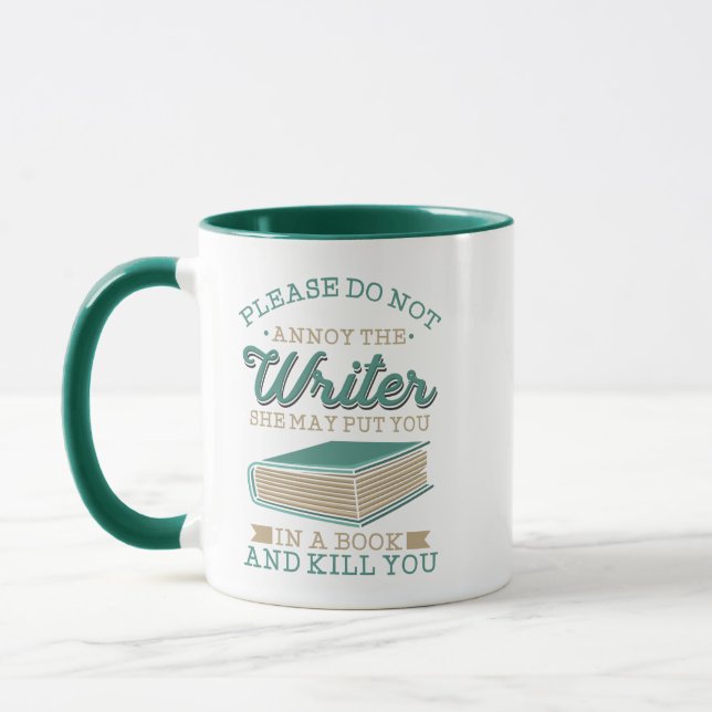 Caneca Não Incomode o Escritor (Esquerda)