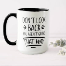 Não olhe para trás motivacional