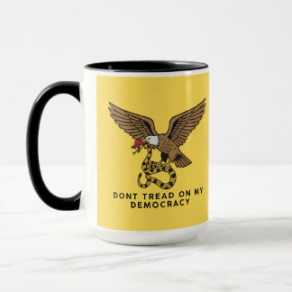 Caneca Não pise no meu copo da democracia