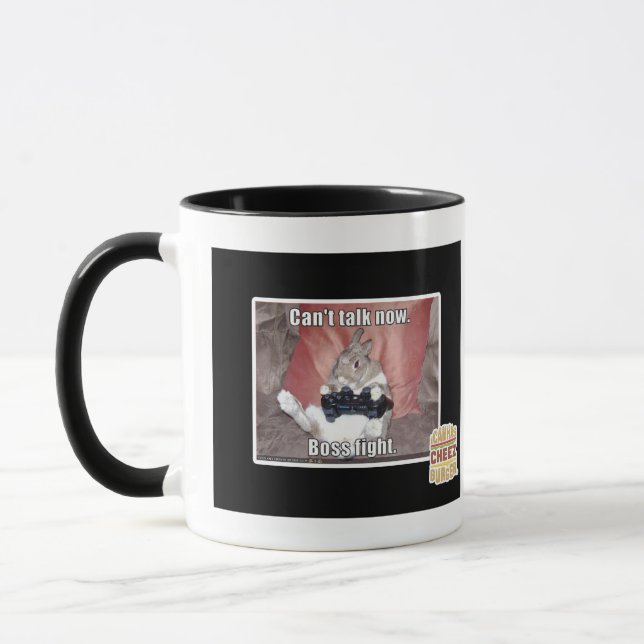 Caneca Não pode falar agora, a luta do chefe (Esquerda)