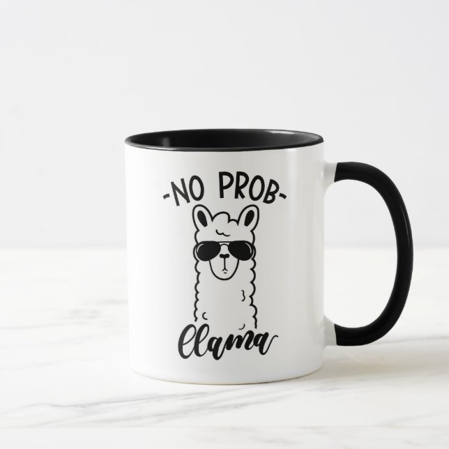 Caneca Não refrigere nenhum lama de Prob (Direita)