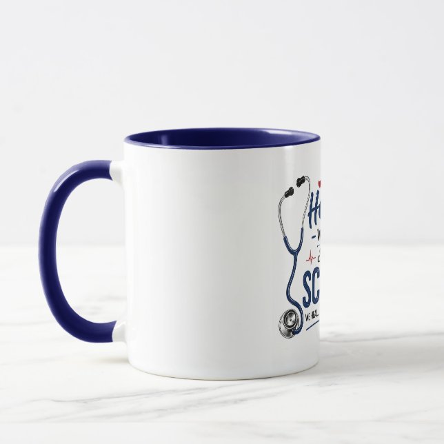 Caneca Não São Todos os Heróis que Usam Capas, Alg (Esquerda)