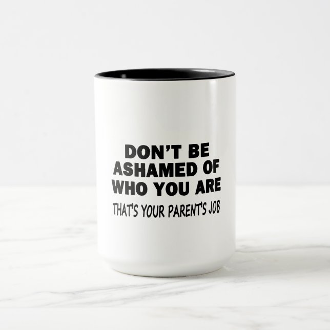 Caneca Não Se Envergonhe (Centro)