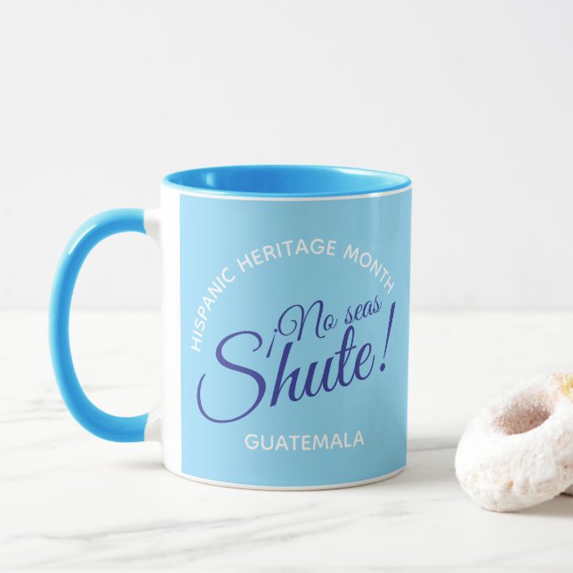 Caneca Não seja shute! Guatemala  (Com Donut)