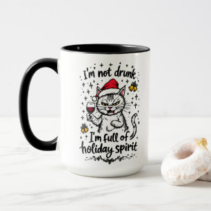 Caneca Não sou Bebado, sou Cheio do Espírito de Férias