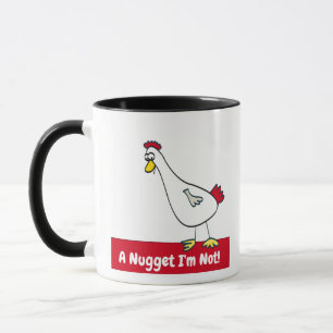 Caneca Não sou um idiota! Vegetariana