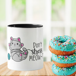 Caneca Não Stress MEOW-T
