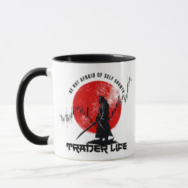 Caneca Não tenha medo | Motivação de Trader | Samurai