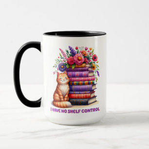 Caneca Não tenho gatinho de controle de prateleira
