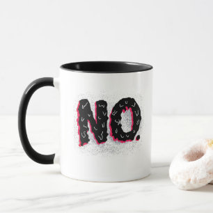 Caneca Não: Uma Declaração Negativa Manuscrita