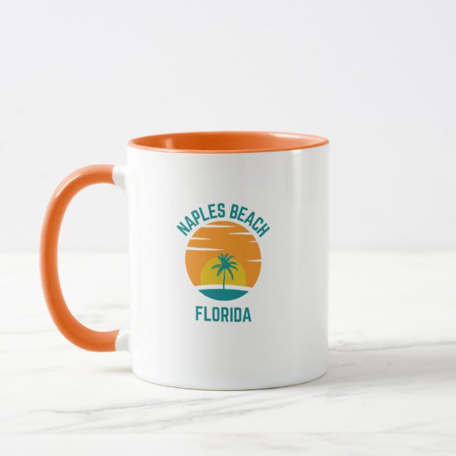 Caneca Naples Beach Flórida Café Mug (Esquerda)