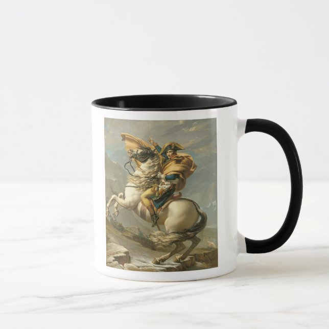 Caneca Napoleon que cruza os cumes no St Bernard (Direita)
