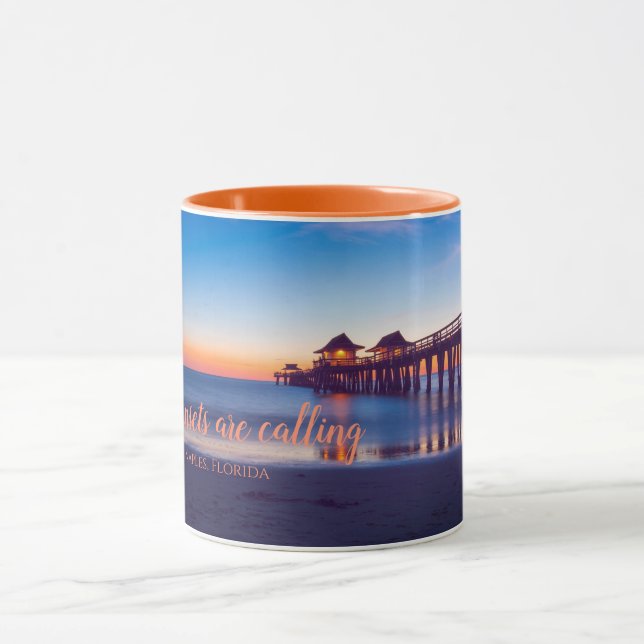 Caneca Nápoles, Flórida Sunset Mug (Centro)