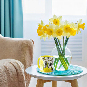 Caneca Narcisos vintage