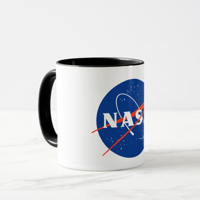 Caneca NASA aprovada (Frente Esquerda)