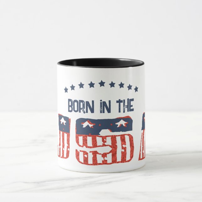 Caneca Nascer da versão Patriótica Mug nos EUA (Centro)