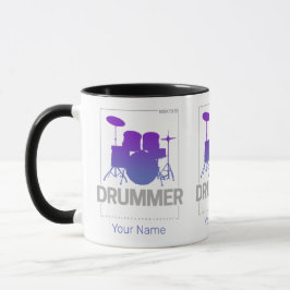 Caneca Nascer de Drummer a ser para membro de Banda do Pe