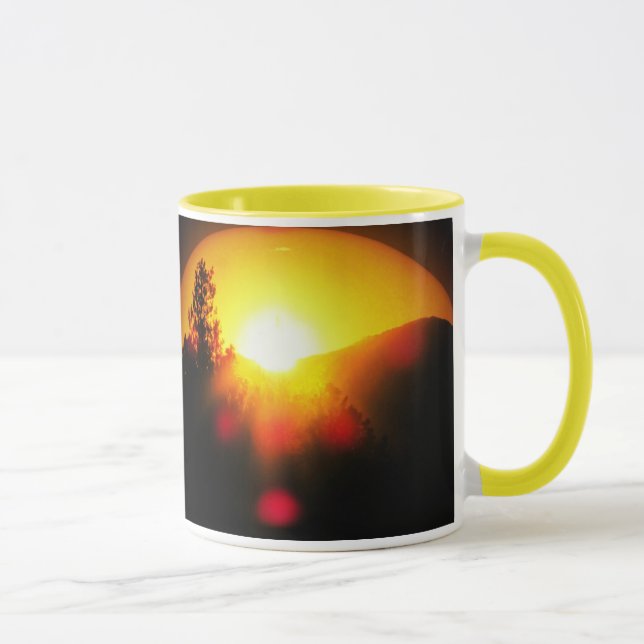 Caneca Nascer do sol e brilho! (Direita)