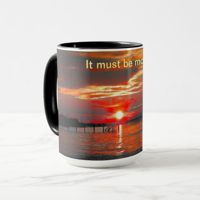 Caneca Nascer do Sol Matinal (Frente Esquerda)